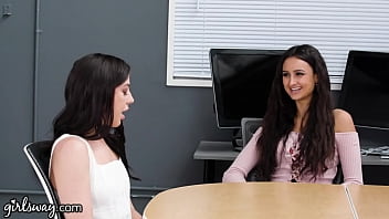 Girlsway Eliza Ibarra & Whitney Wright Fuck Each Other Hard For A Lesbian Study