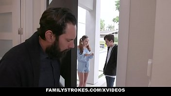 FamilyStrokes   Stepdad Spanks And Fucks His Pig Tailed Stepdaughter (Lily Glee)